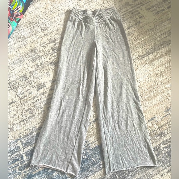 Grey Flare Sweatpants - Picture 1 of 2